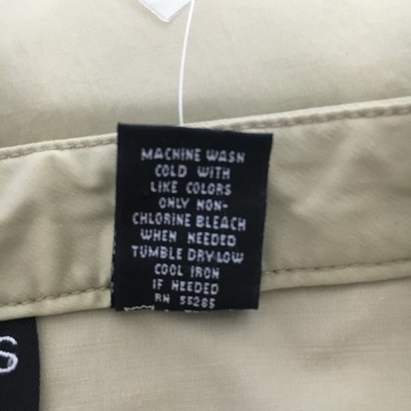 EXPRESS JEANS Stretch Khaki Chinos Pants Slacks Bootcut Midrise Size 3/4 NWT - Picture 7 of 8